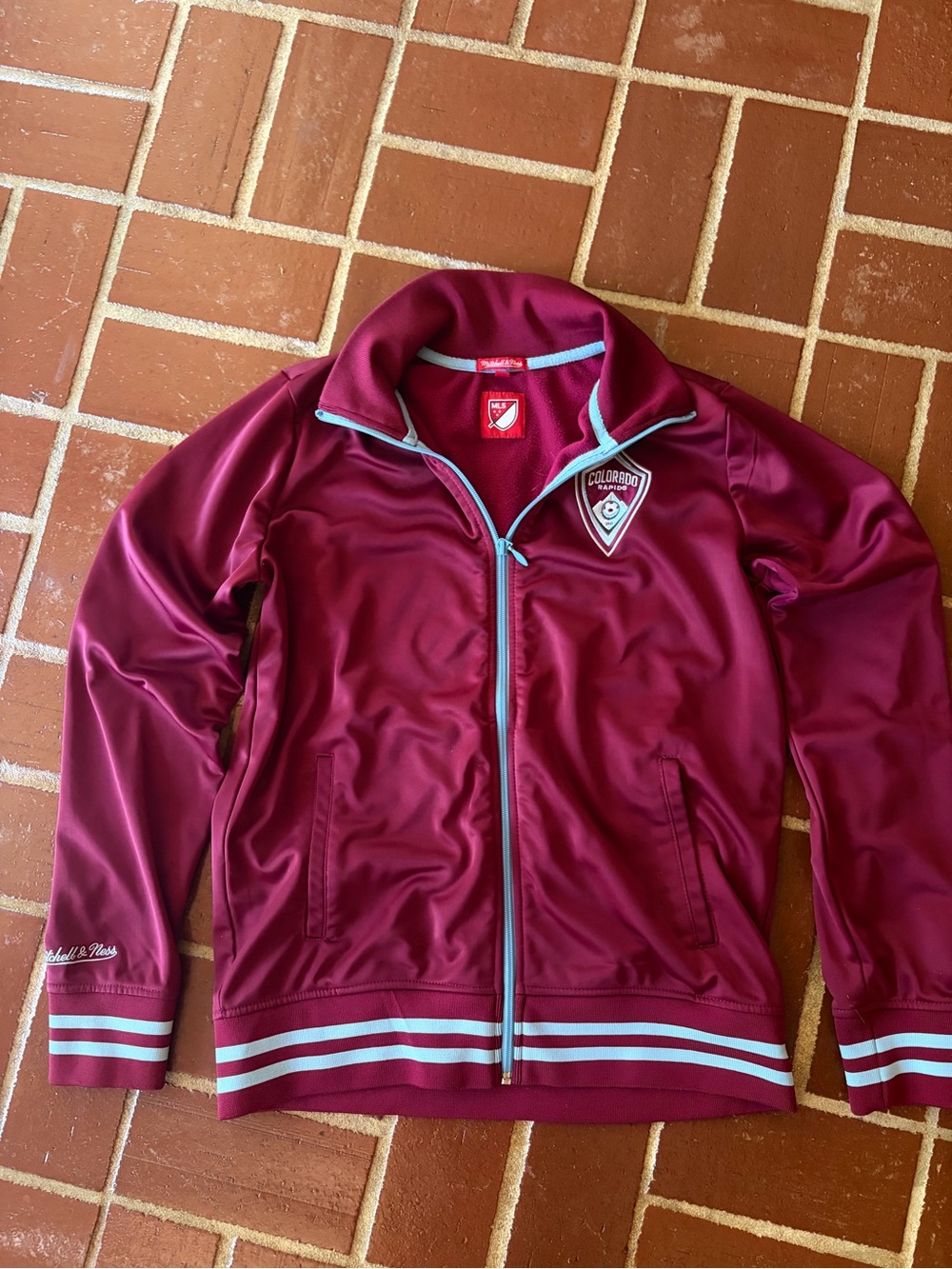 Colorado Maroon Performance Track Jacket - Men's